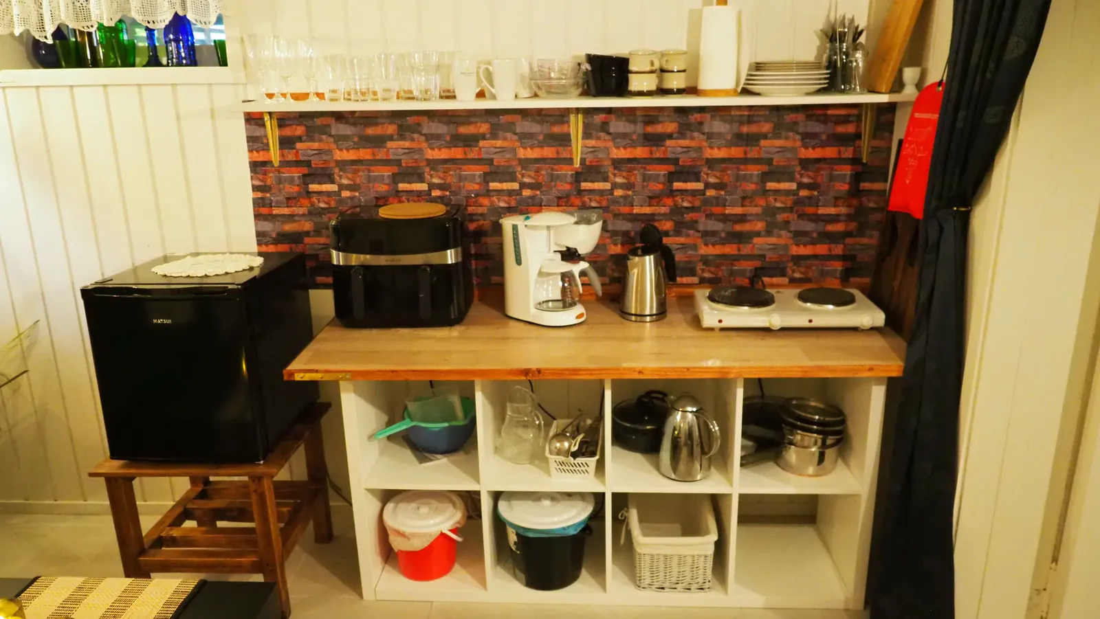 Apartment kitchen and dining area