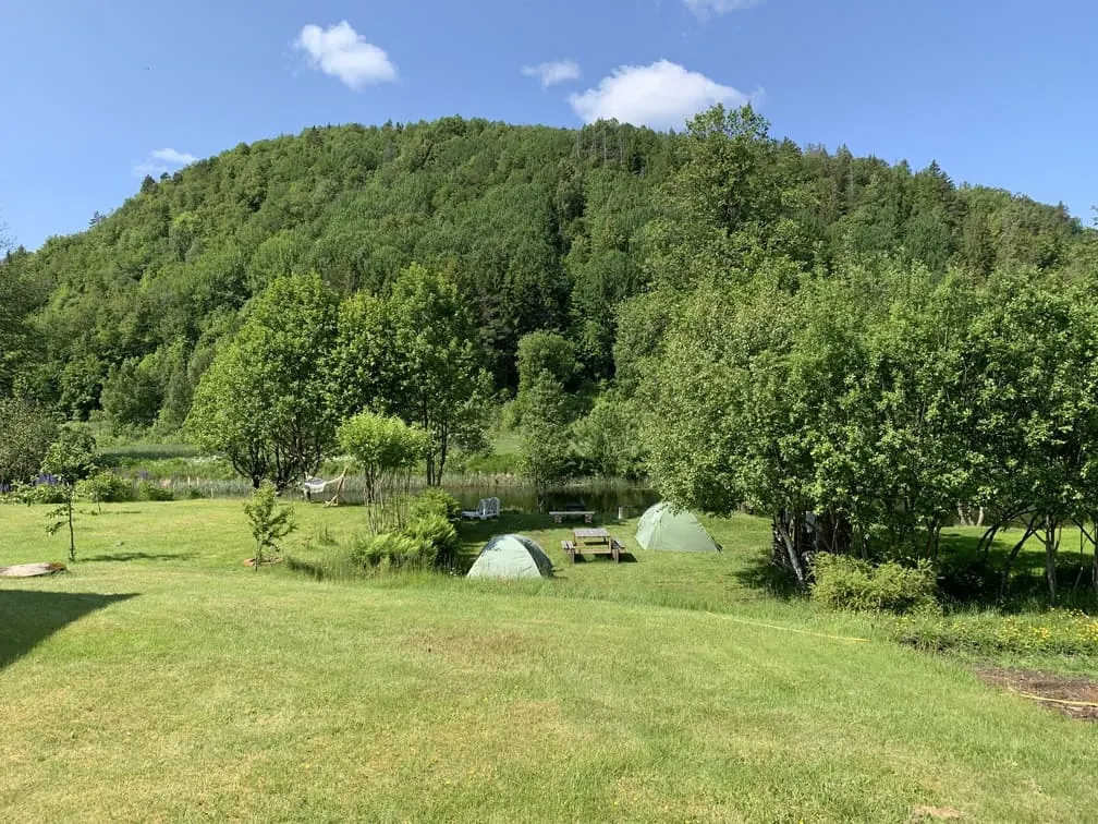 Caravan parking view